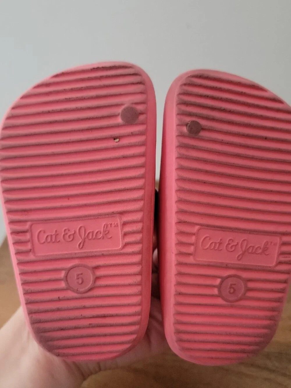 Cat & Jack Kids Pink Open-Toe Slide Sandals